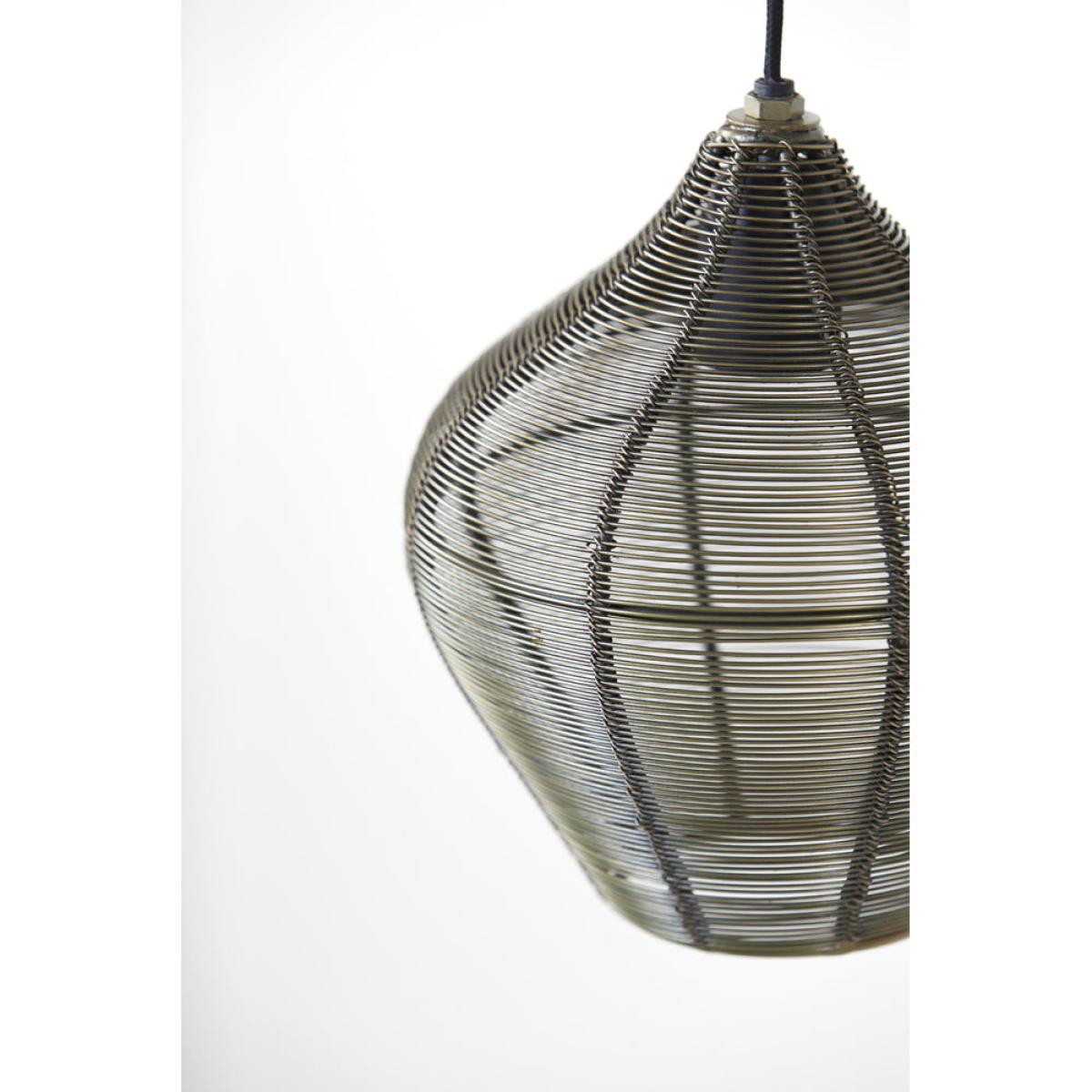 Light & Living Alvaro Pendant Antique Bronze - Discontinued / Large – image 5