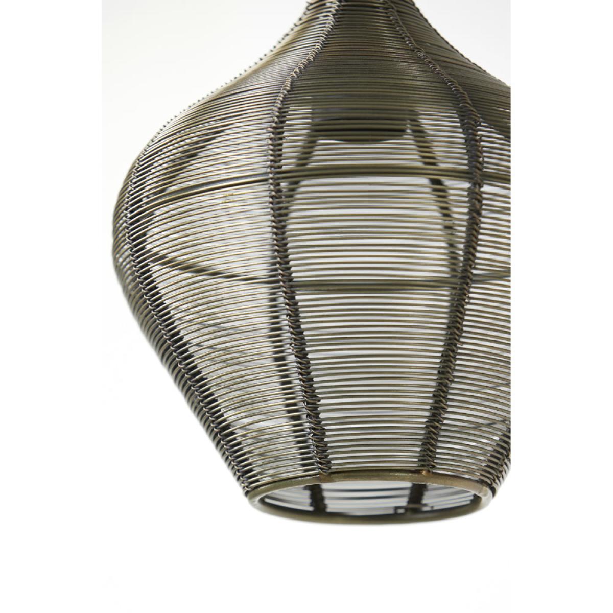 Light & Living Alvaro Pendant Antique Bronze - Discontinued / Large – image 6