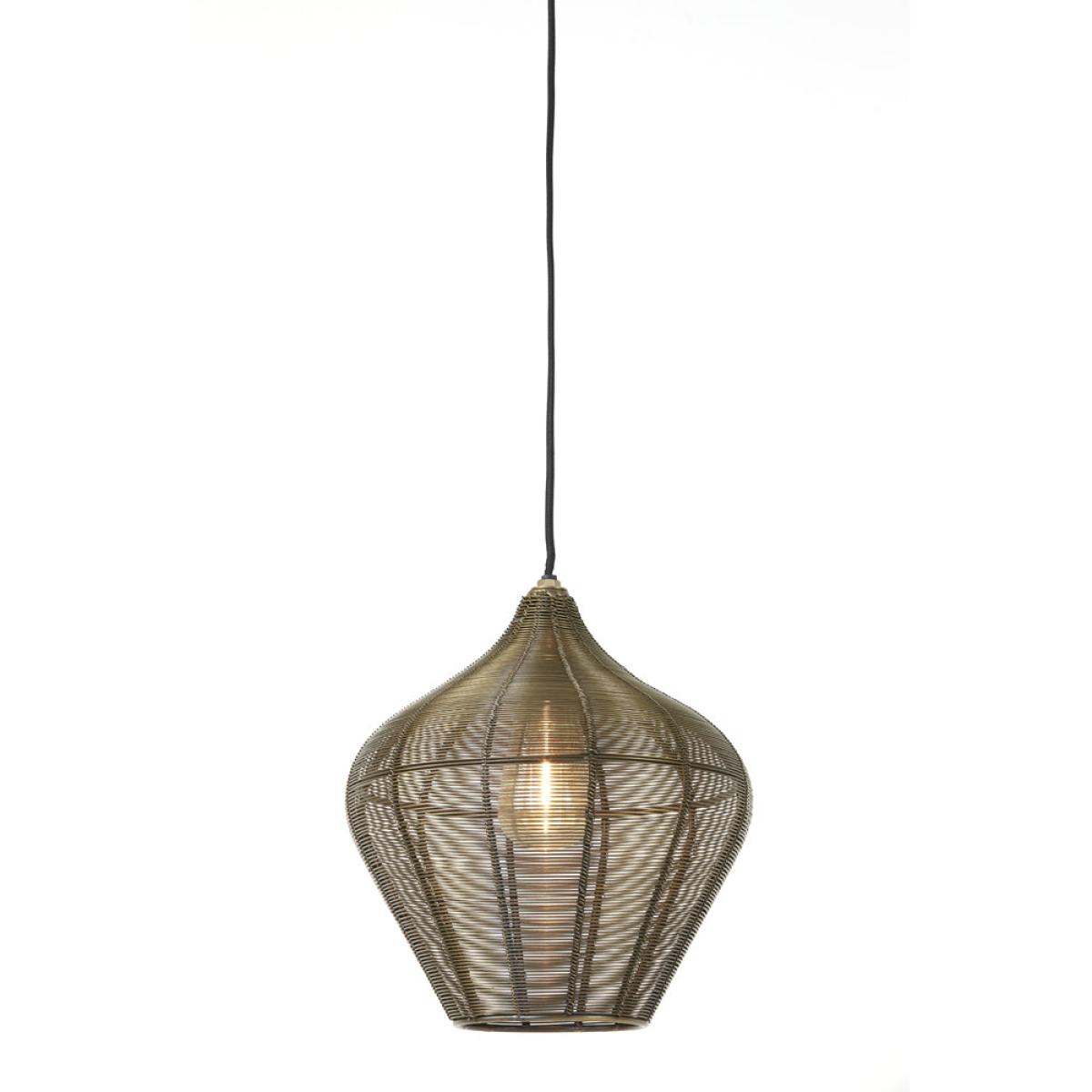 Light & Living Alvaro Pendant Antique Bronze - Discontinued / Large – image 9