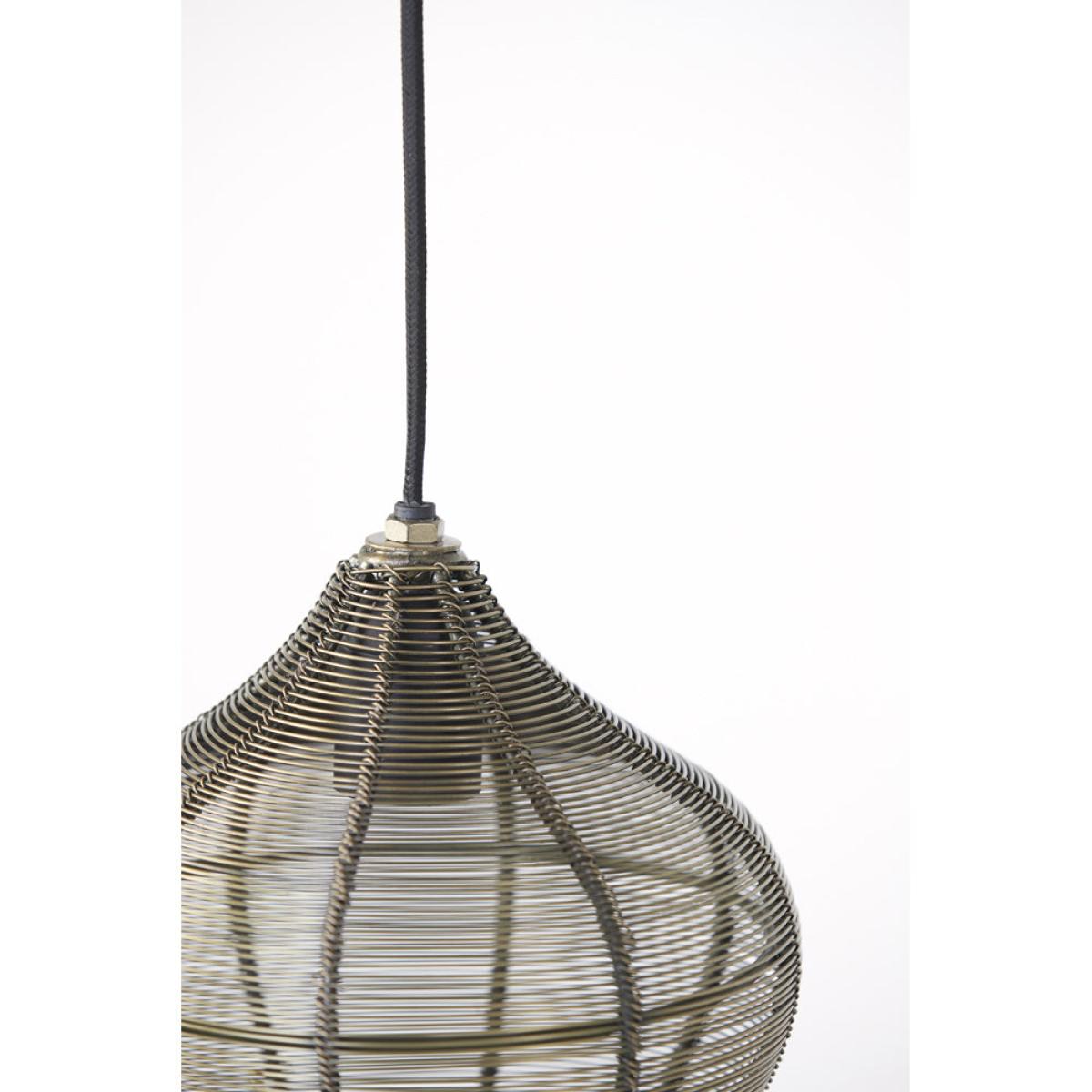 Light & Living Alvaro Pendant Antique Bronze - Discontinued / Large – image 10