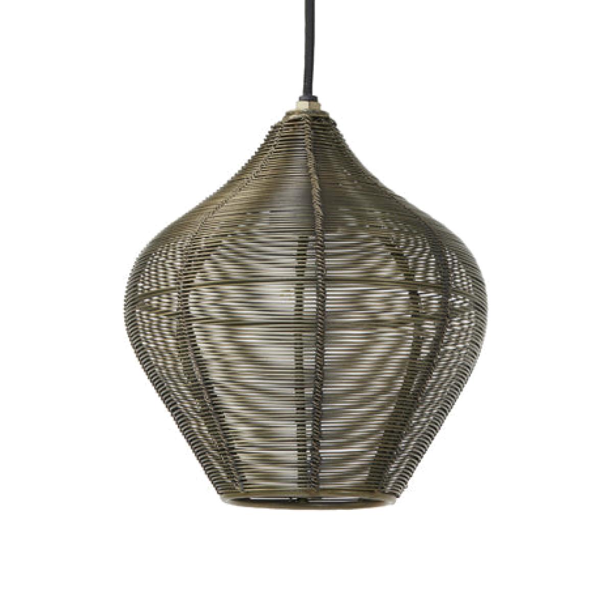 Light & Living Alvaro Pendant Antique Bronze - Discontinued / Large – image 1