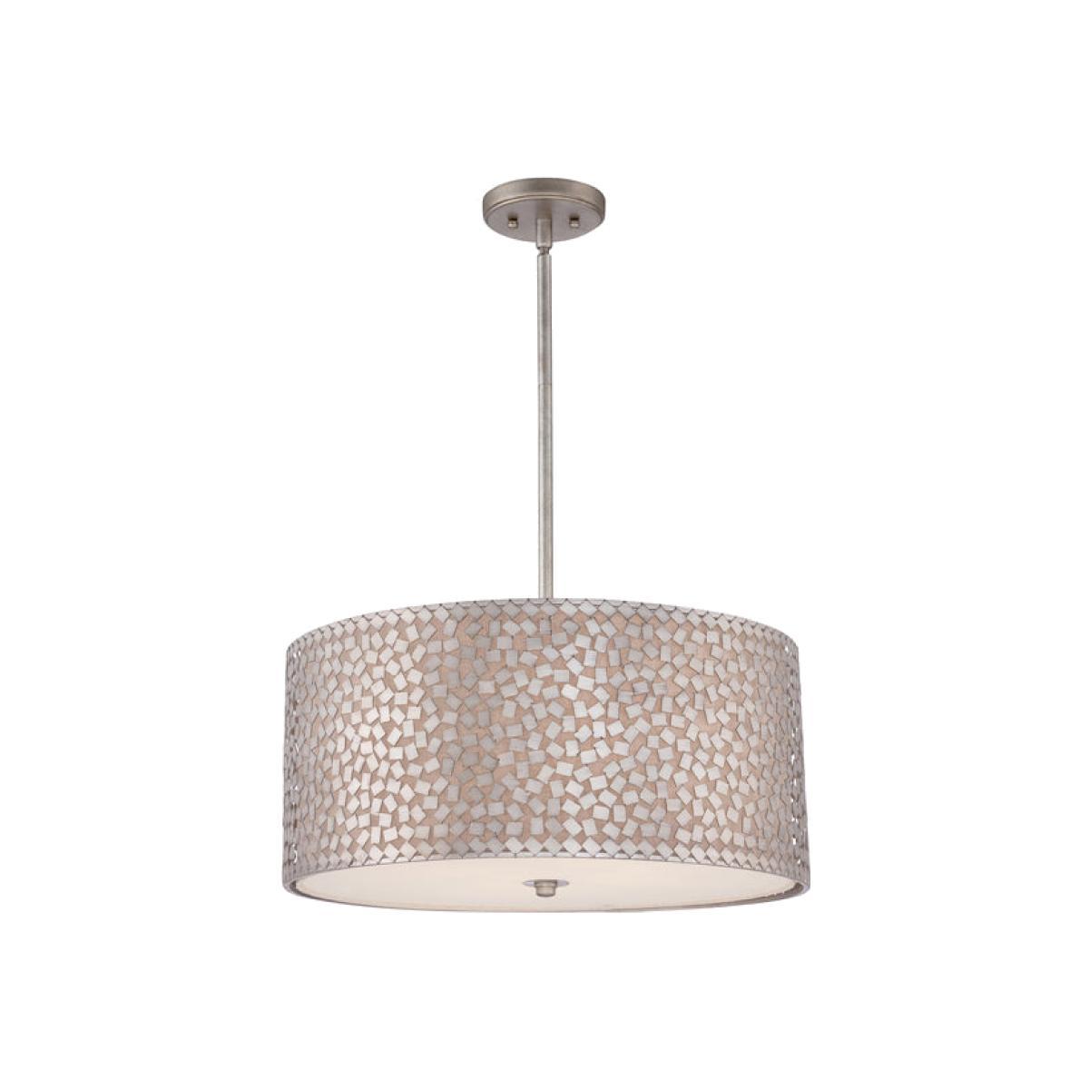 Elstead Confetti 4 Pendant Light Old Silver – image 1