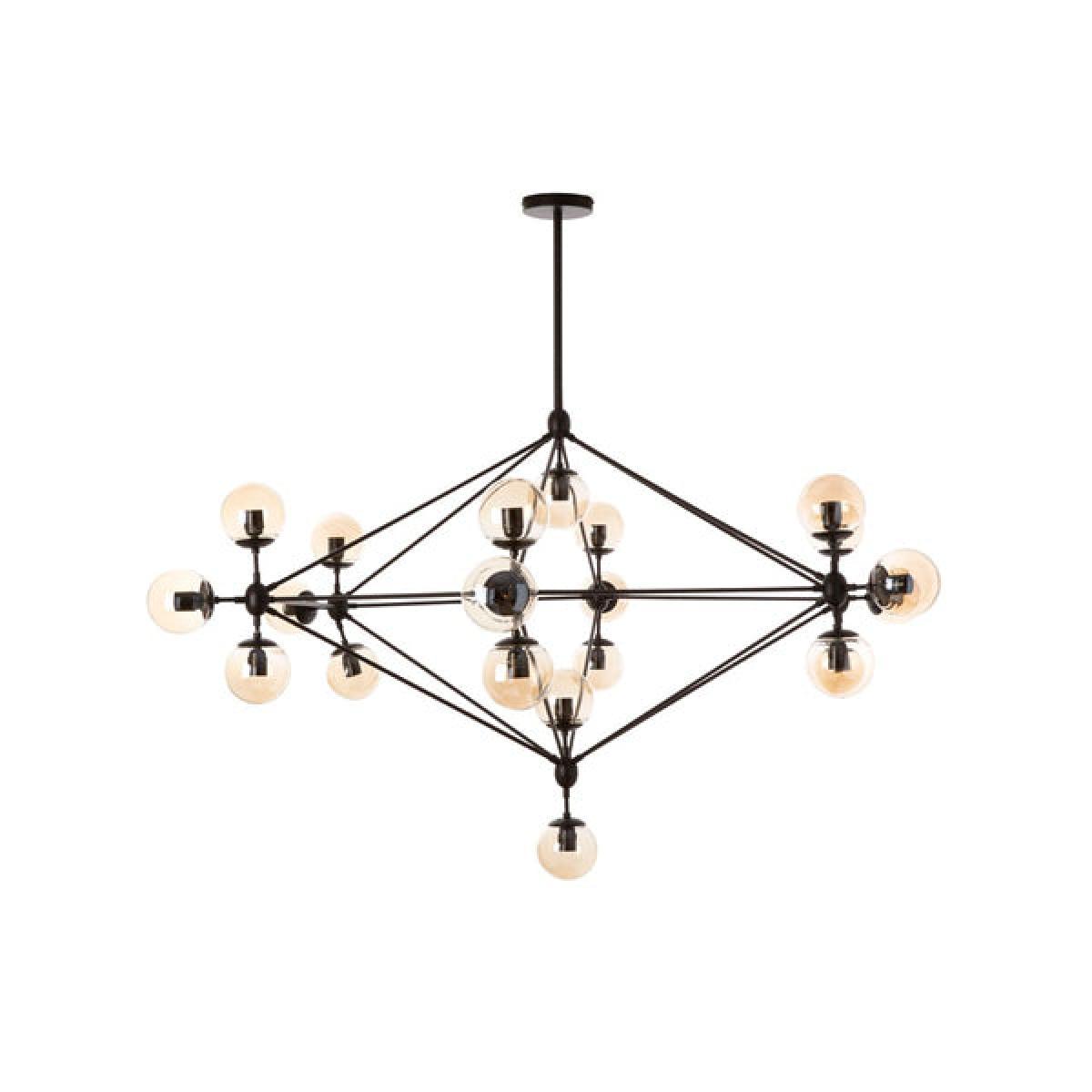 Olivia's Aria Pendant Light Black / 12 Bulb – image 4
