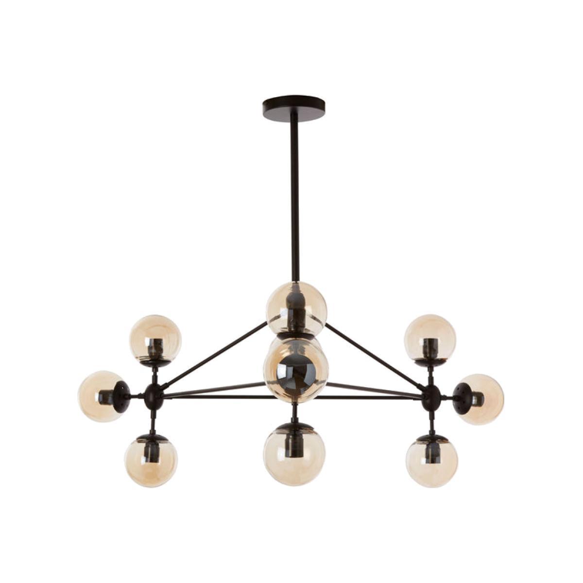 Olivia's Aria Pendant Light Black / 12 Bulb – image 1