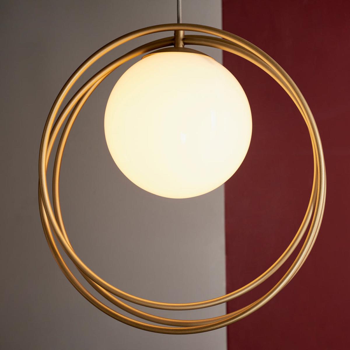Olivia's Noelle 1 Pendant Light in Gold – image 3