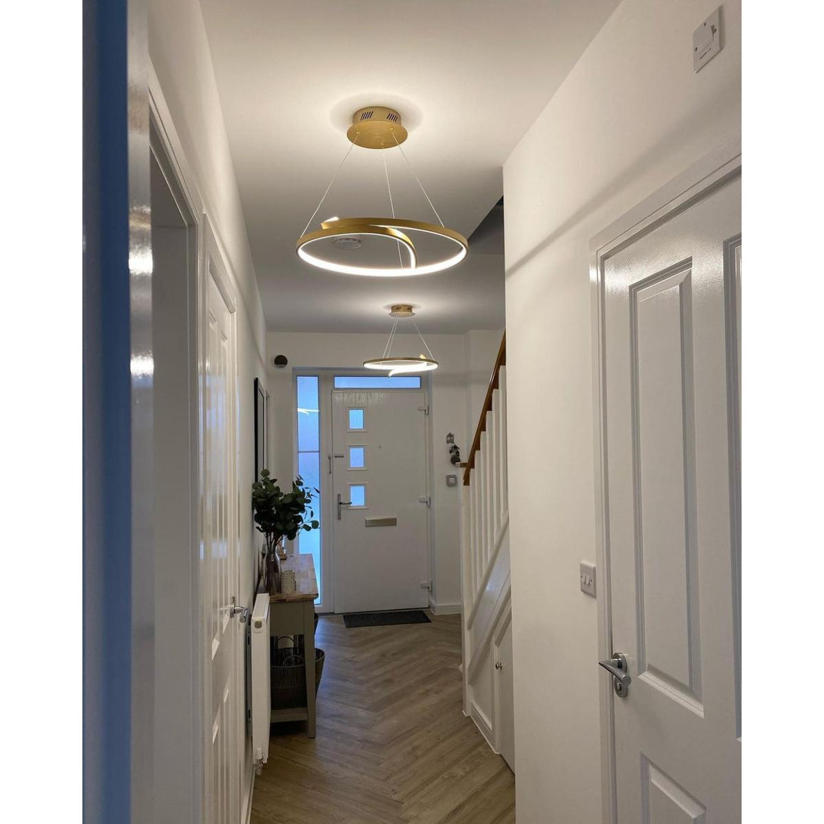 Gallery Direct Rafe Pendant Light / Brushed Gold – image 3