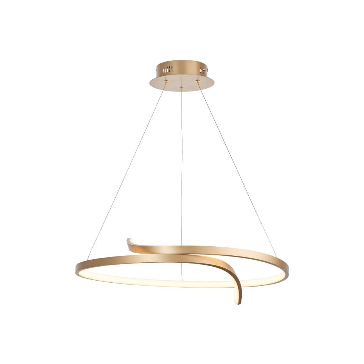 Gallery Direct Rafe Pendant Light / Brushed Gold – image 1