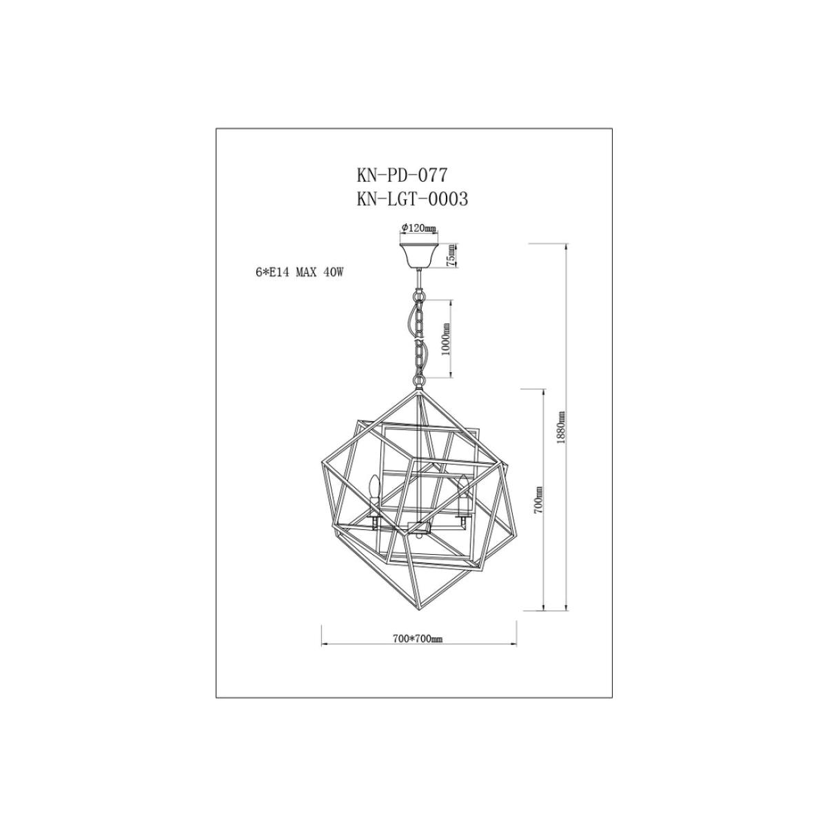 Liang & Eimil Cubic Pendant Lamp – image 6