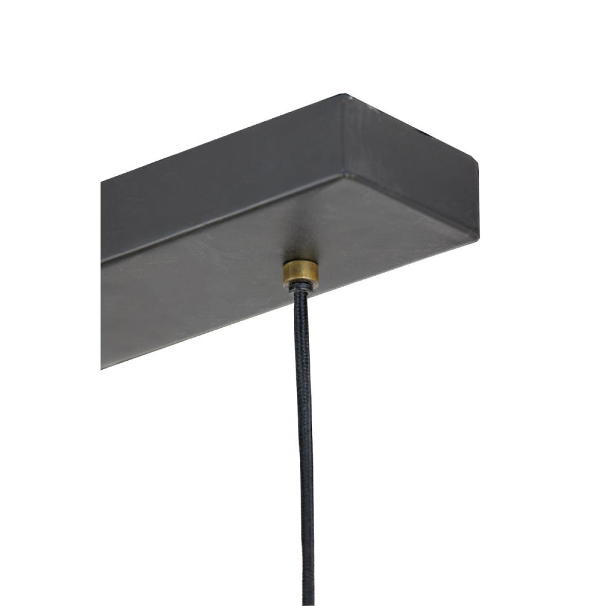 Light & Living Marley 7 Lamp Pendant Matt Black And Antique Bronze – image 7