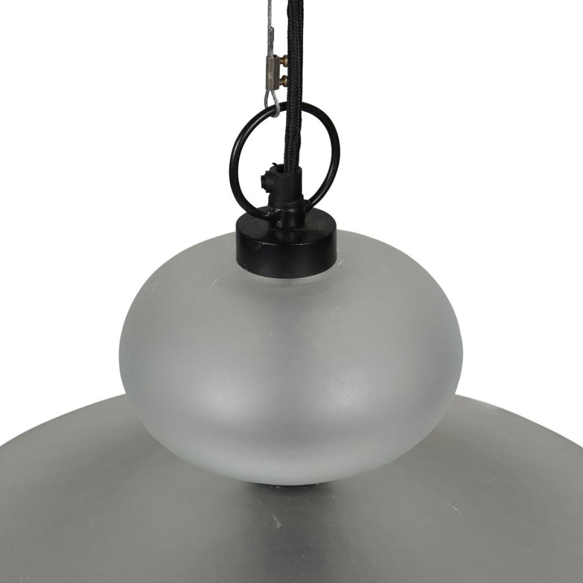 Libra Calm Neutral Collection - Astro Lunar Pendant in Matt Frosted Glass – image 4