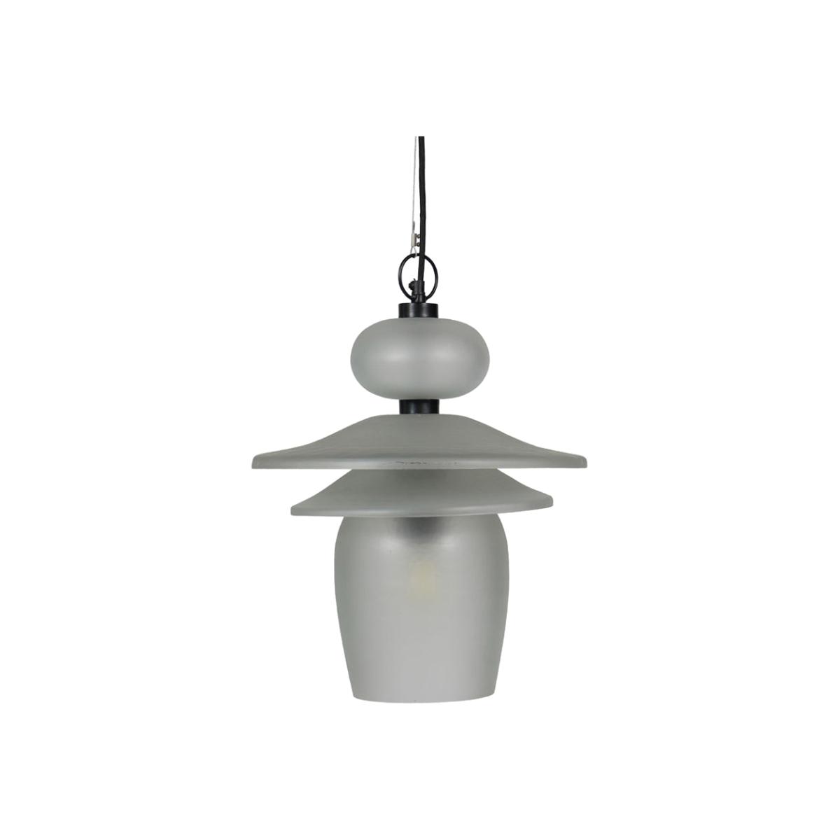Libra Calm Neutral Collection - Astro Lunar Pendant in Matt Frosted Glass – image 1