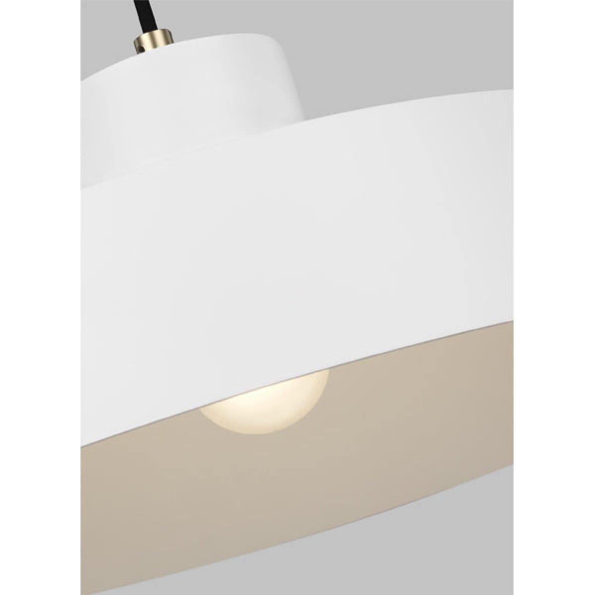 Elstead Candor 1 Light Pendant Matte White – image 2