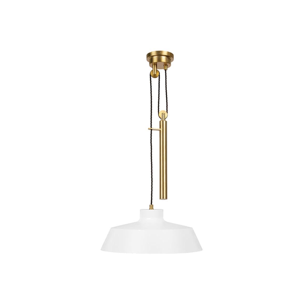 Elstead Candor 1 Light Pendant Matte White – image 1