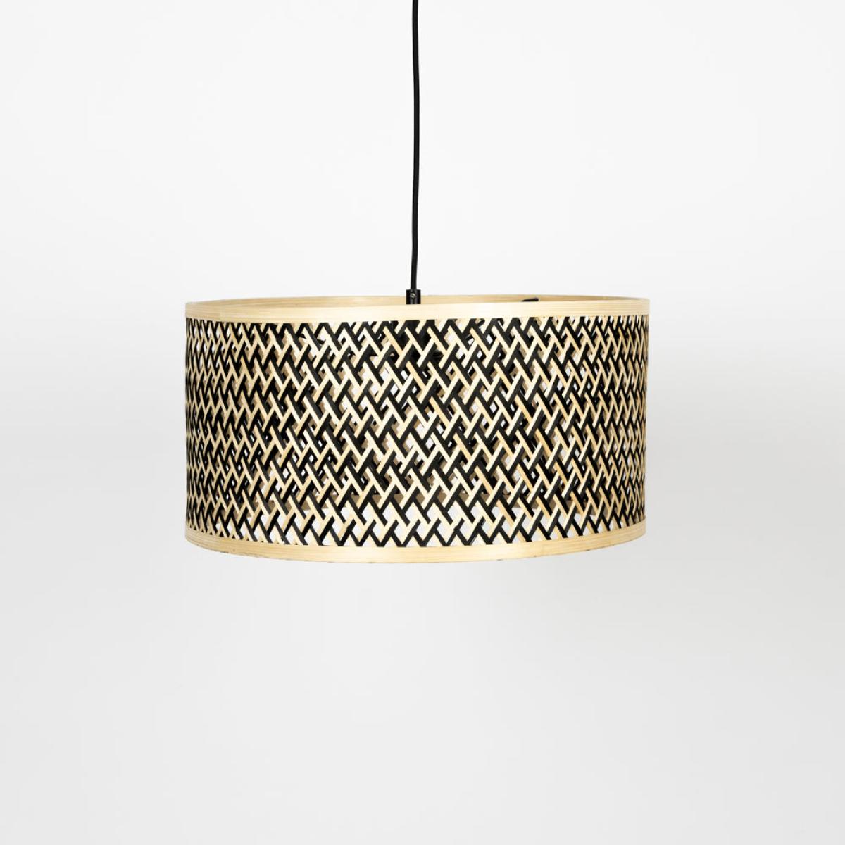 Olivia's Nordic Living Collection Ishmael Pendant Light in Bamboo / Small – image 3