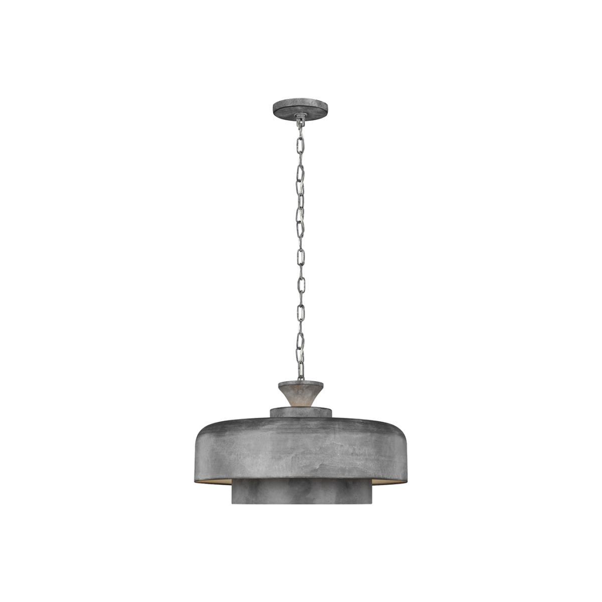 Elstead Haymarket Pendant Weathered Galvanized – image 1