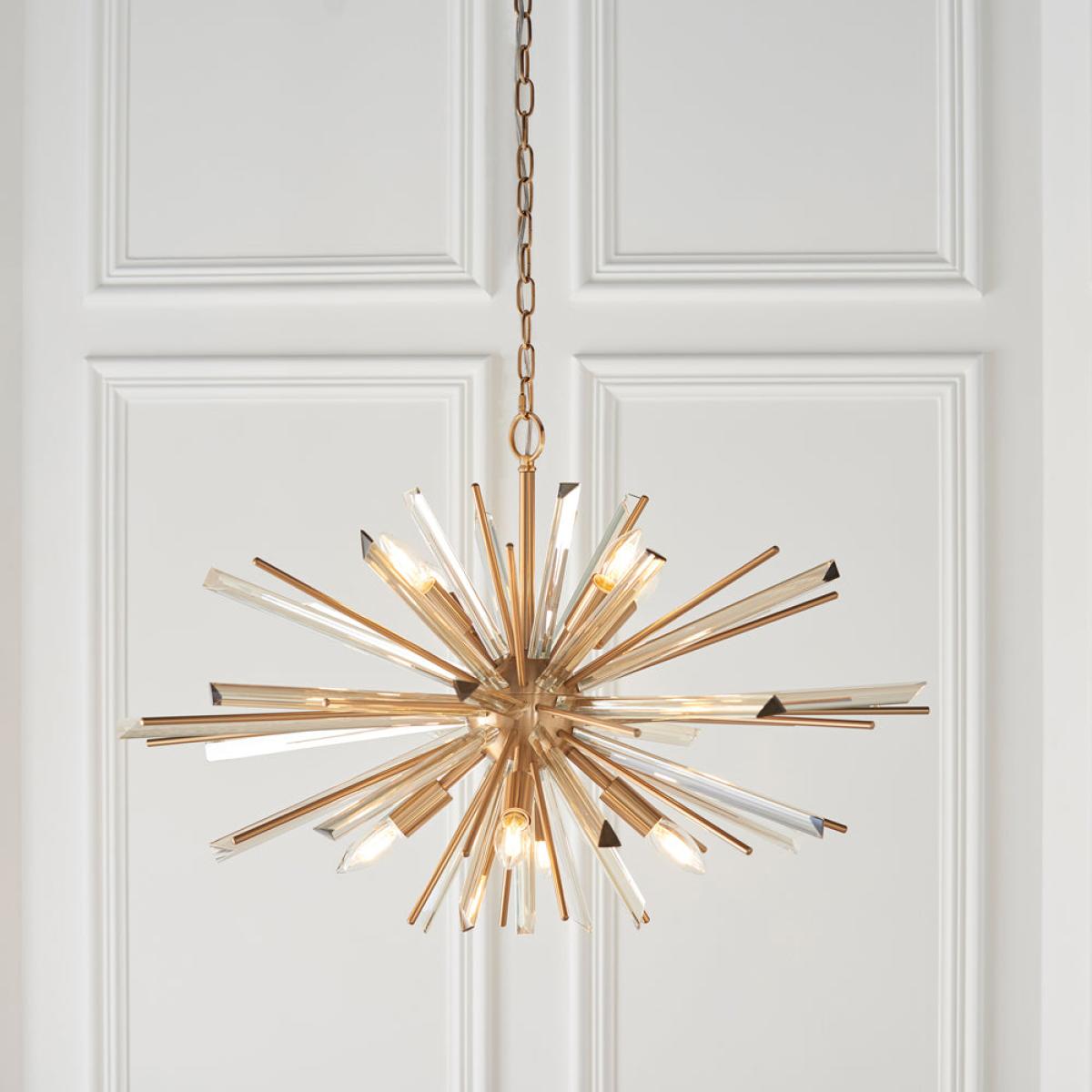 Olivia's Cassidy 6 Pendant Light Large in Gold – image 3