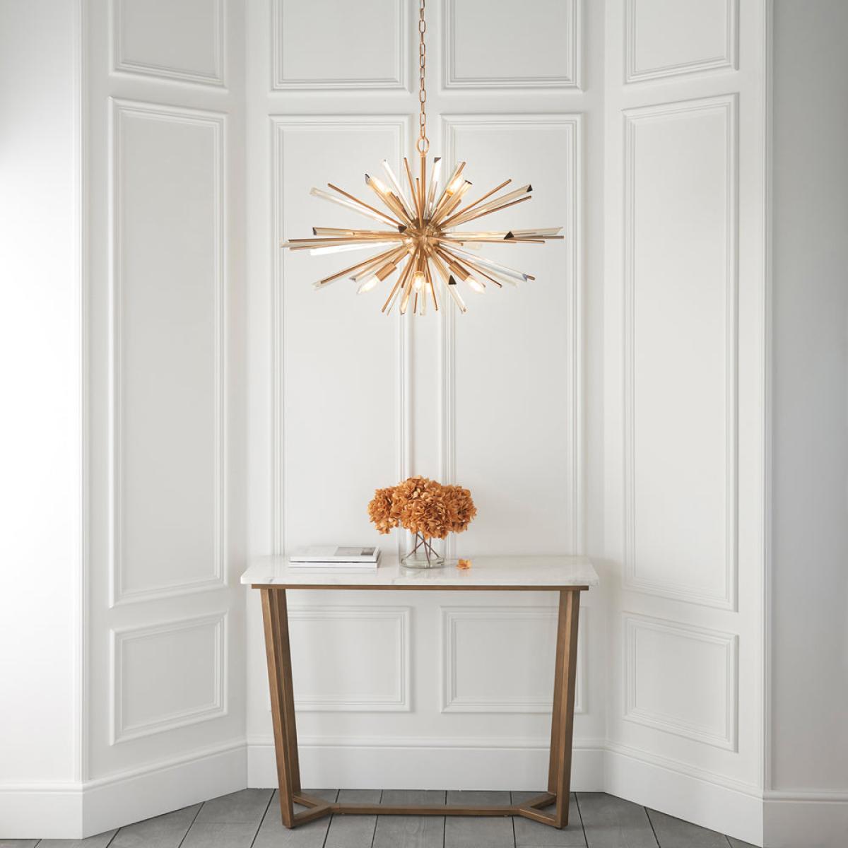Olivia's Cassidy 6 Pendant Light Large in Gold – image 1