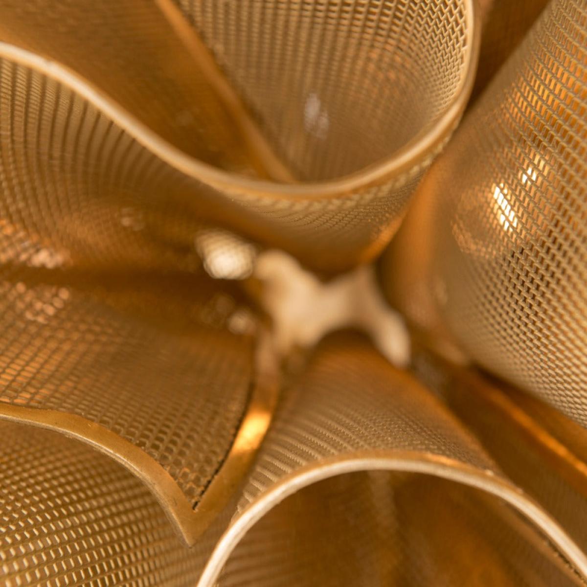 Hudson Valley Lighting Pulse 12Lt Pendant in Gold Leaf – image 3