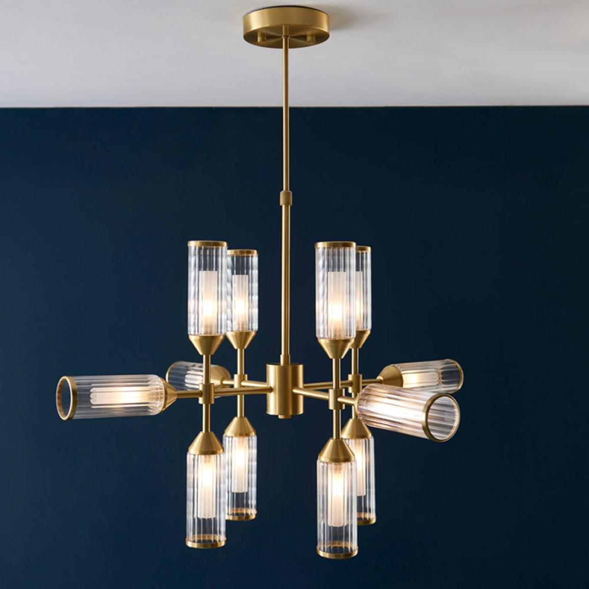 Olivia's Parker Pendant Light in Gold – image 3