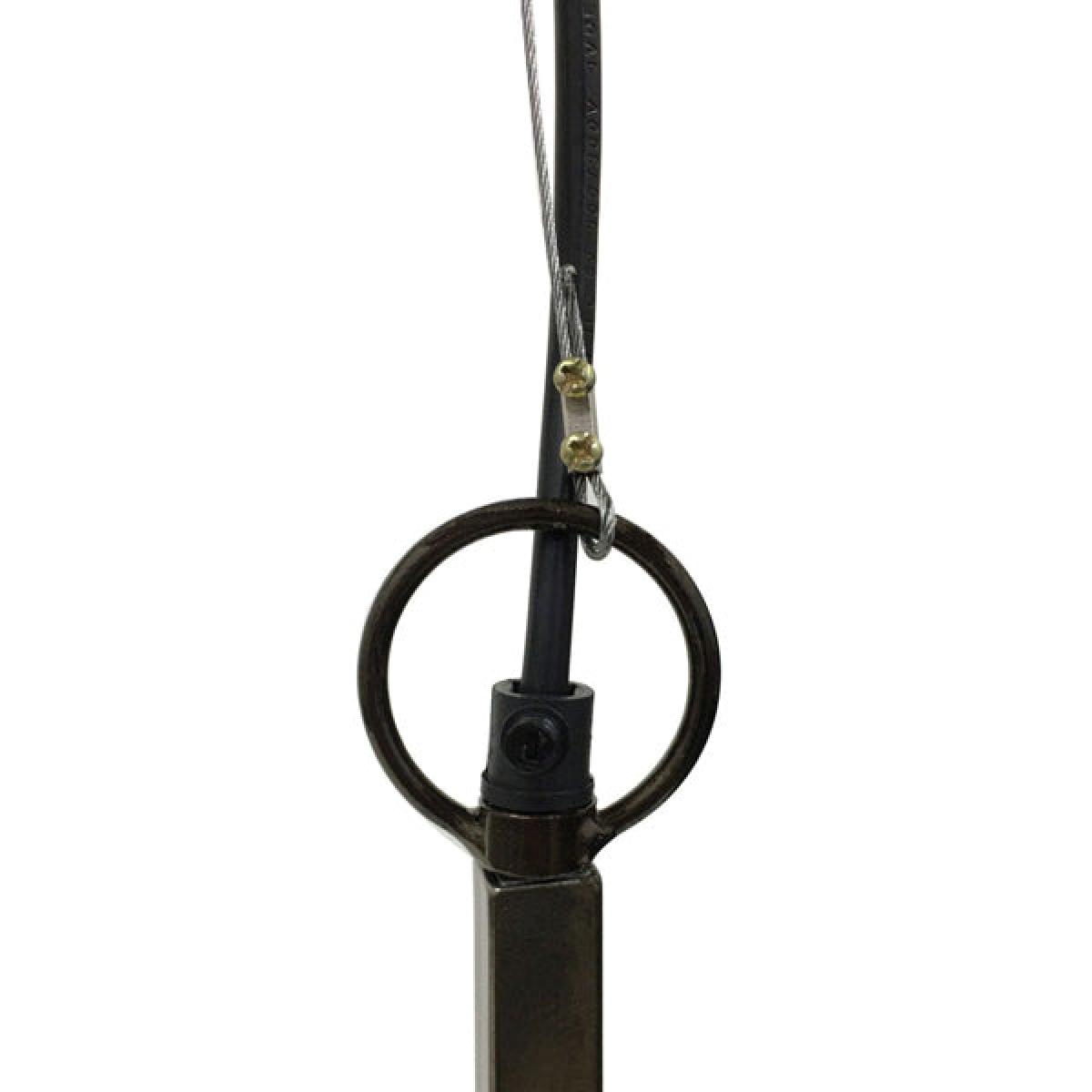 Libra Midnight Mayfair Collection - Atrium Three Light Glass and Metallic Pendant Black Nickel – image 2
