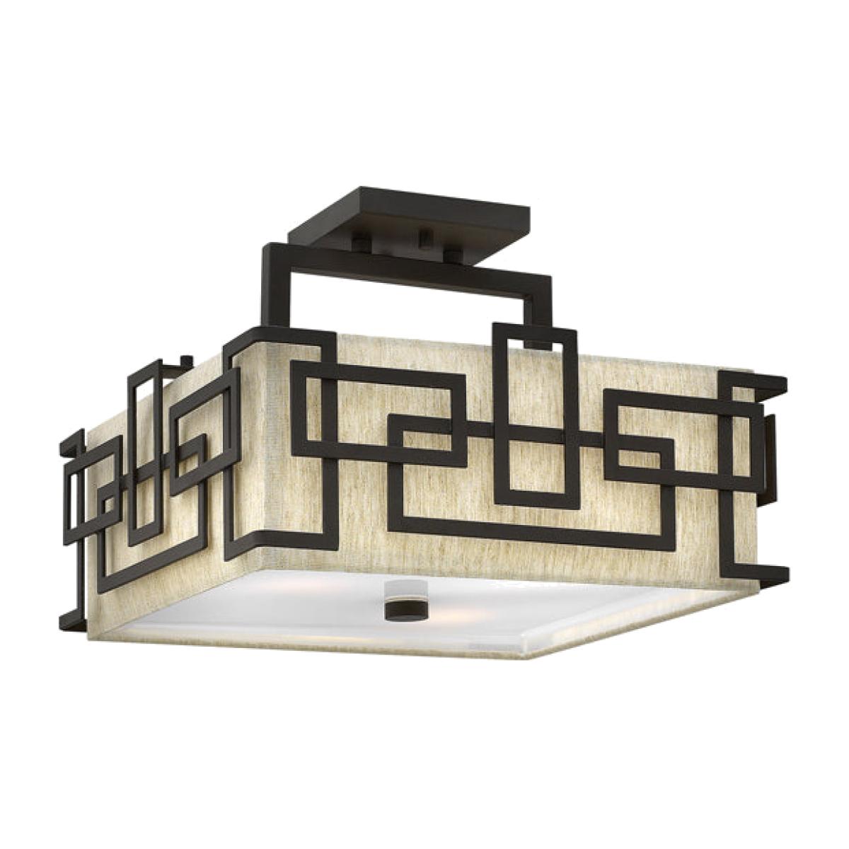 Elstead Lanza 3 Light Oil Rubbed Bronze Ceiling Light – image 1