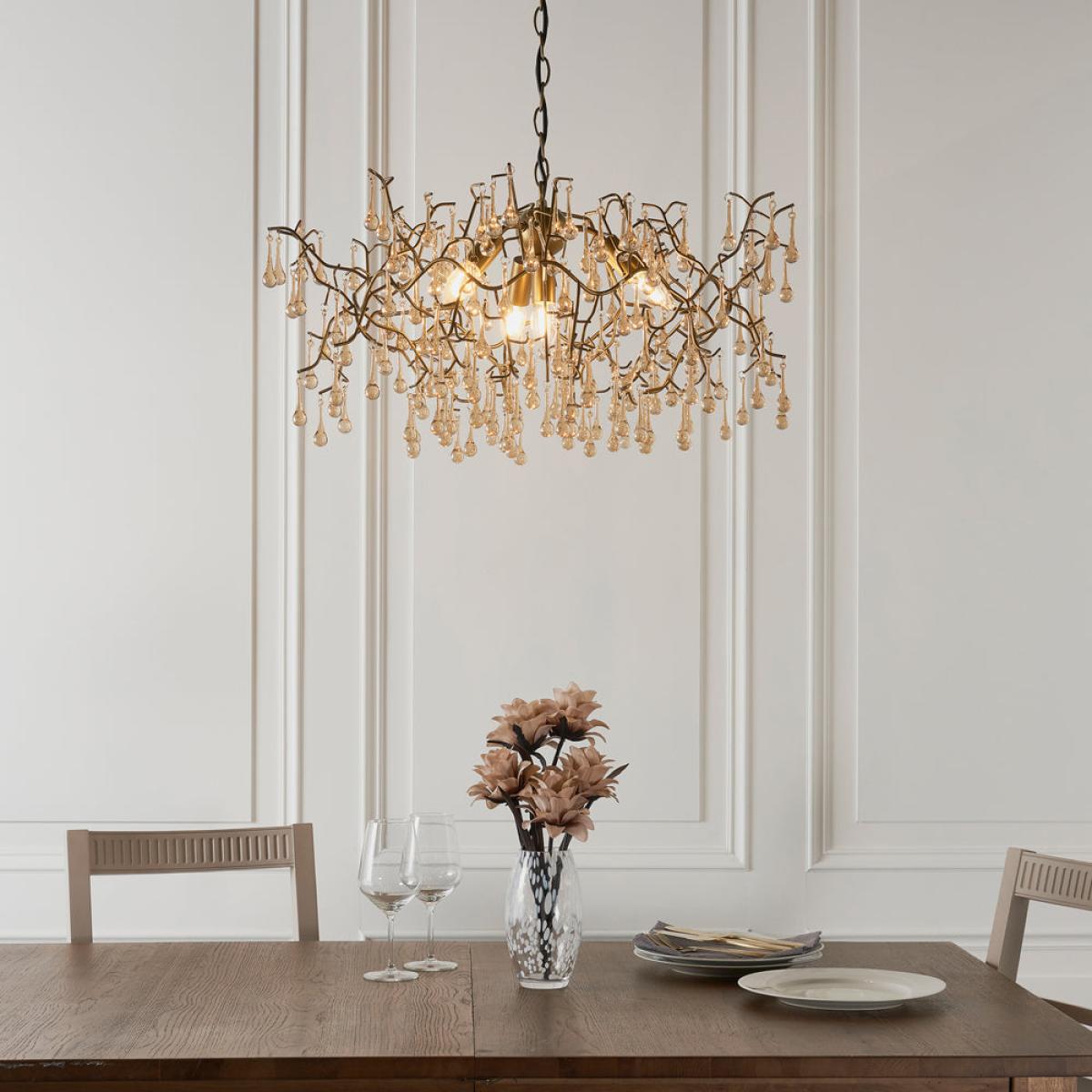 Olivia's Freya Pendant Light in Champagne – image 3