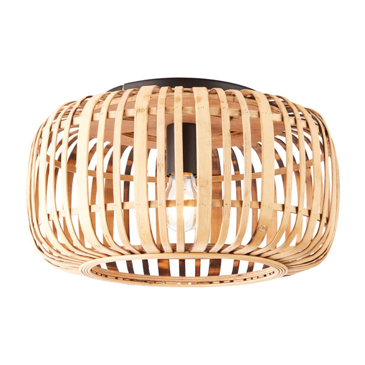 Gallery Interiors Martha Ceiling Light in Light Natural Bamboo – image 1