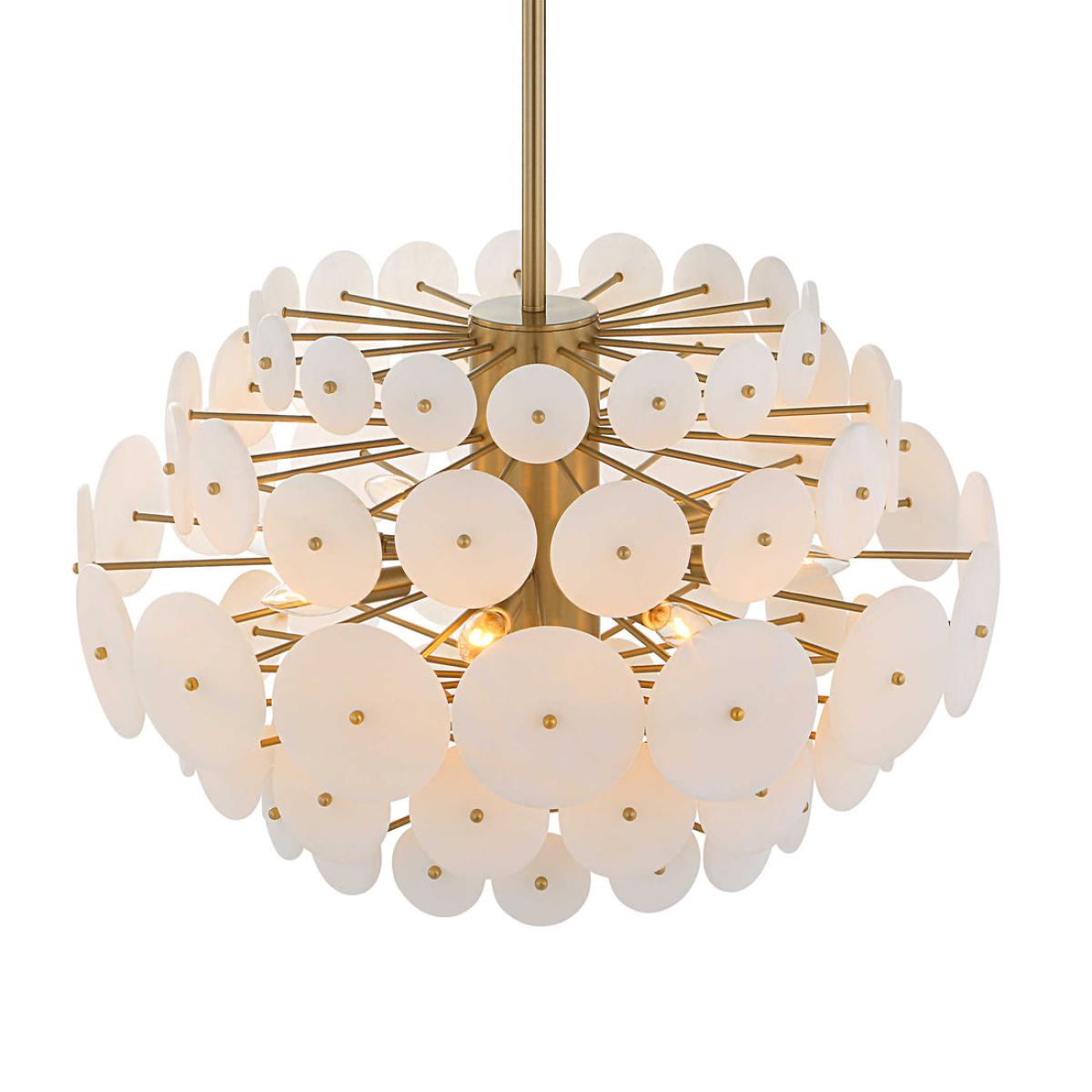 Uttermost Black Label Alabaster Radiance, 8 Light Pendant – image 3