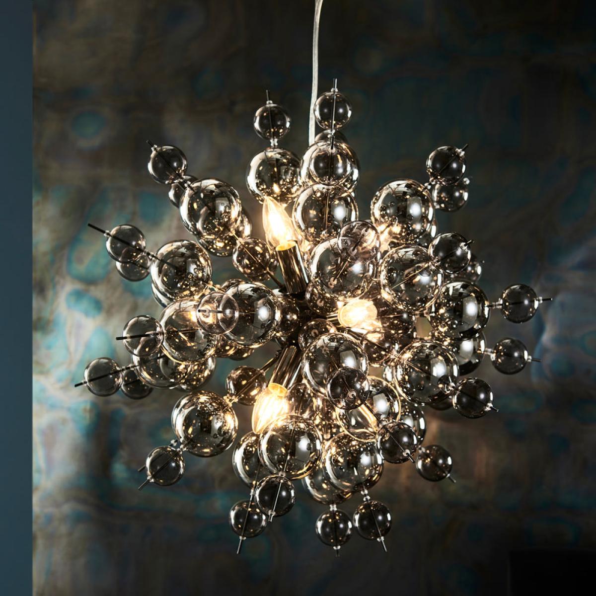 Olivia's Dakota Pendant Light in Black Chrome | Outlet – image 3