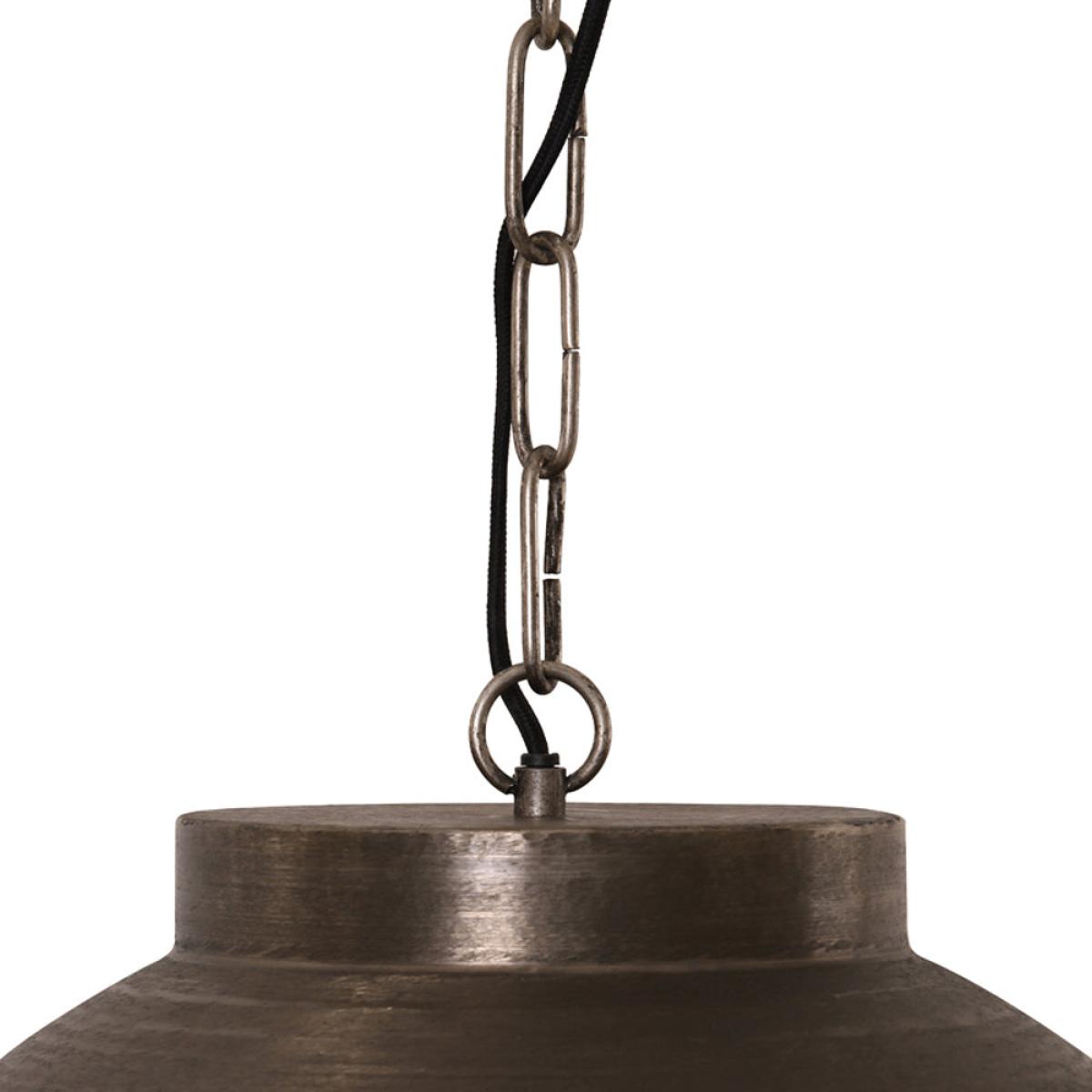 Light & Living Kylie Dark Raw Nickel Pendant Light – image 4