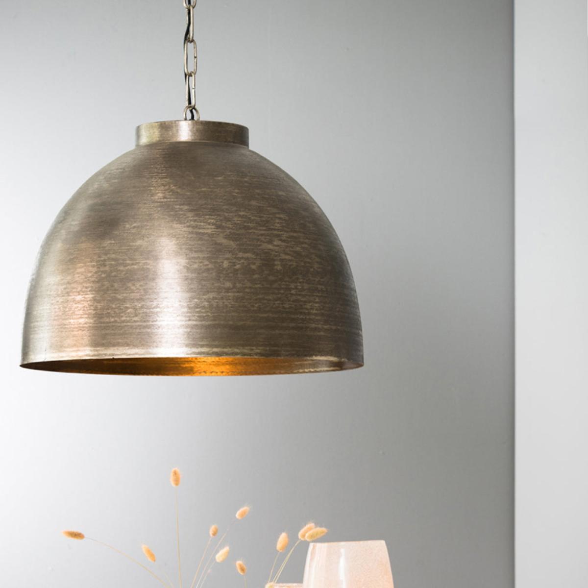Light & Living Kylie Dark Raw Nickel Pendant Light – image 7
