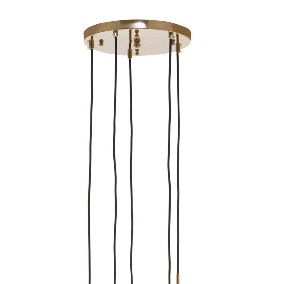 Olivia's Soft Industrial Collection - Reve Five Pendant Lights in Gold Finish – image 4
