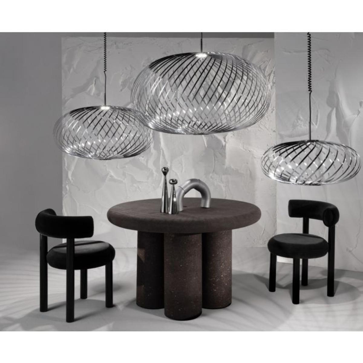 Tom Dixon Small Spring Pendant Silver – image 5