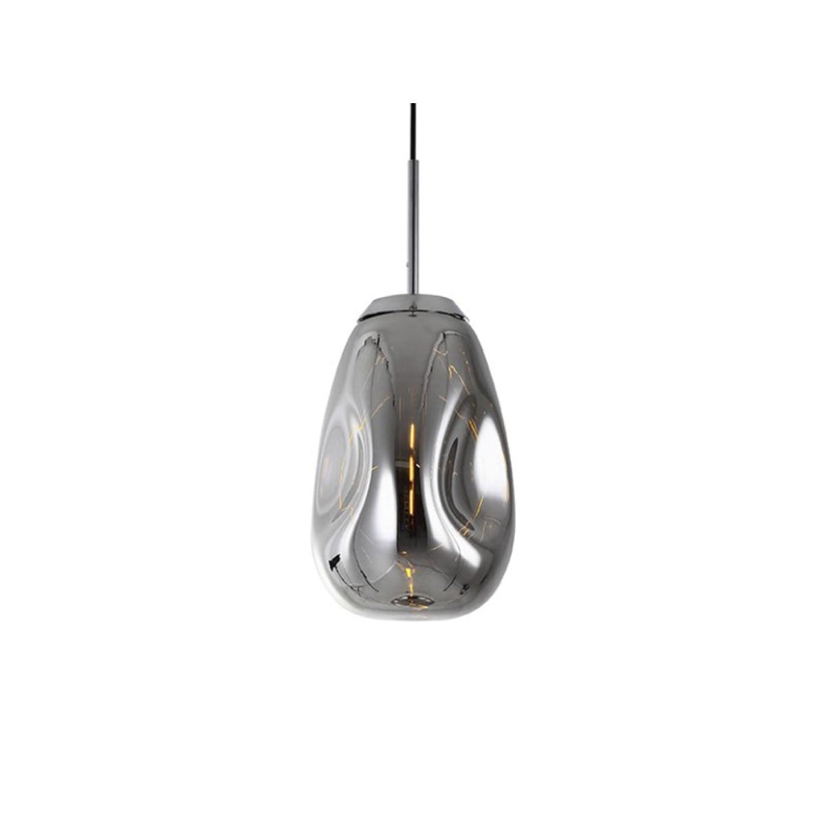Present Time Blown Glass Pendant Chrome / Small – image 3