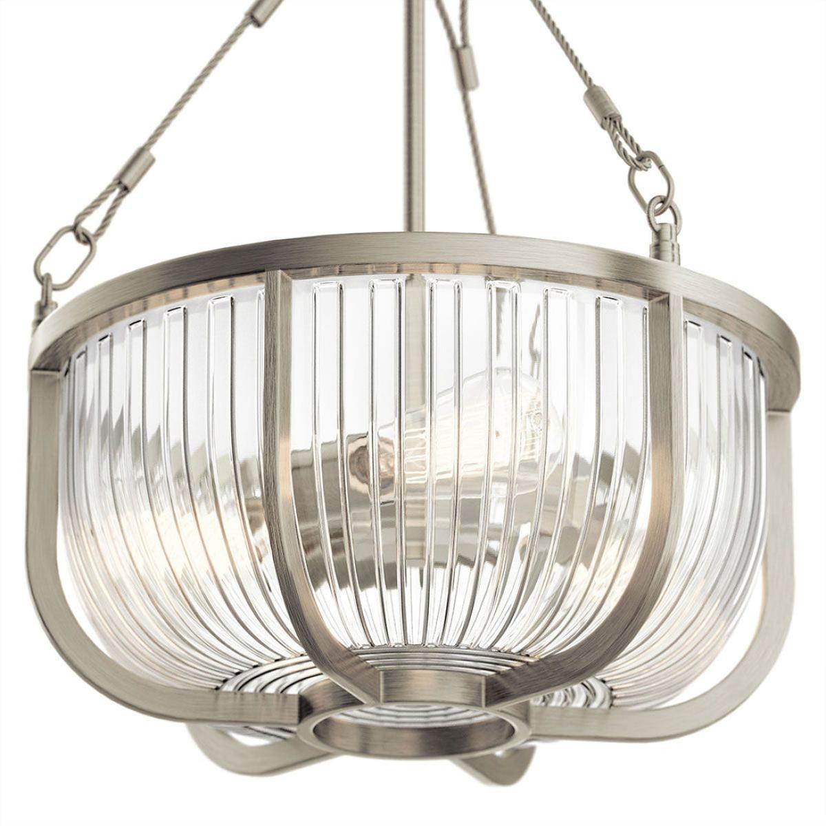 Quintiesse Roux 3 Light Pendant SemiFlush – image 3