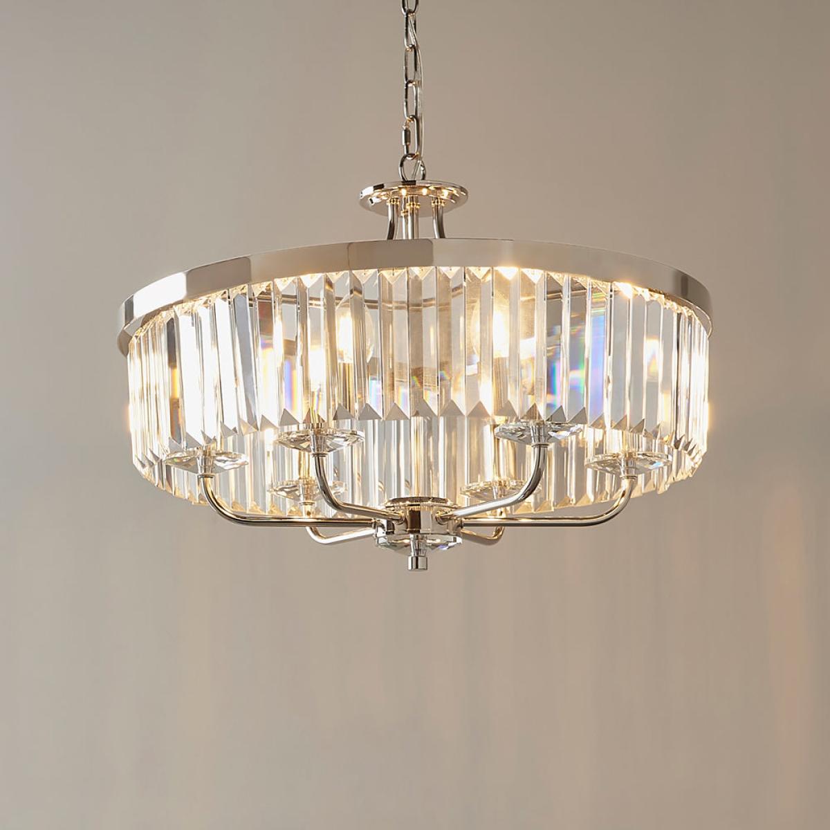 Olivia's Dianna Pendant light in Chrome | Outlet – image 2