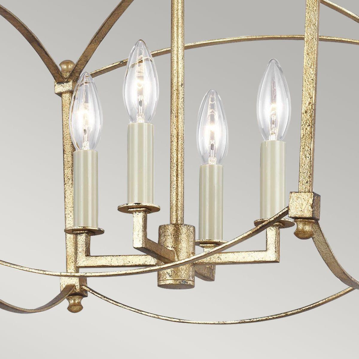 Quintiesse Thayer 4 Light SemiFlush Mount – image 6