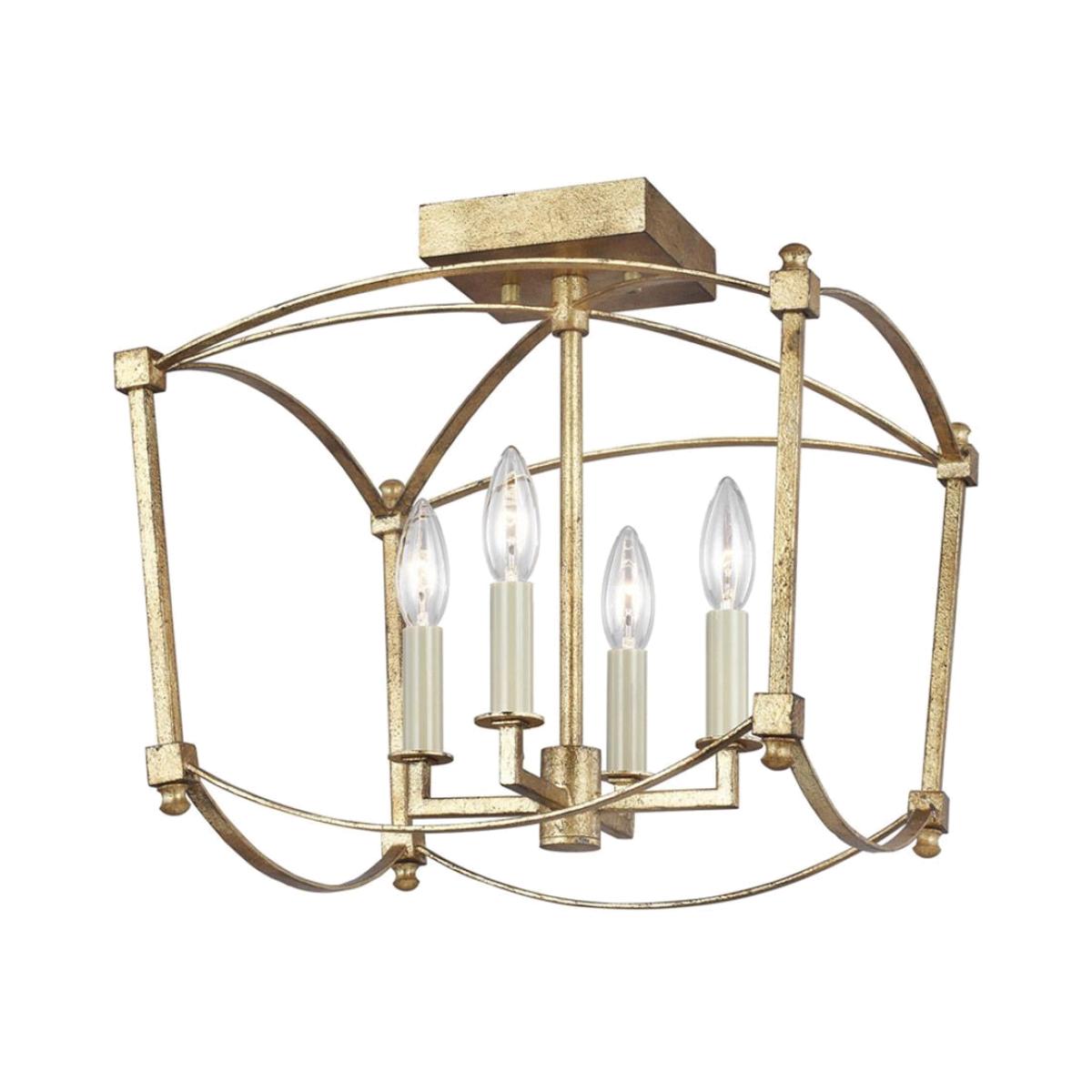 Quintiesse Thayer 4 Light SemiFlush Mount – image 1
