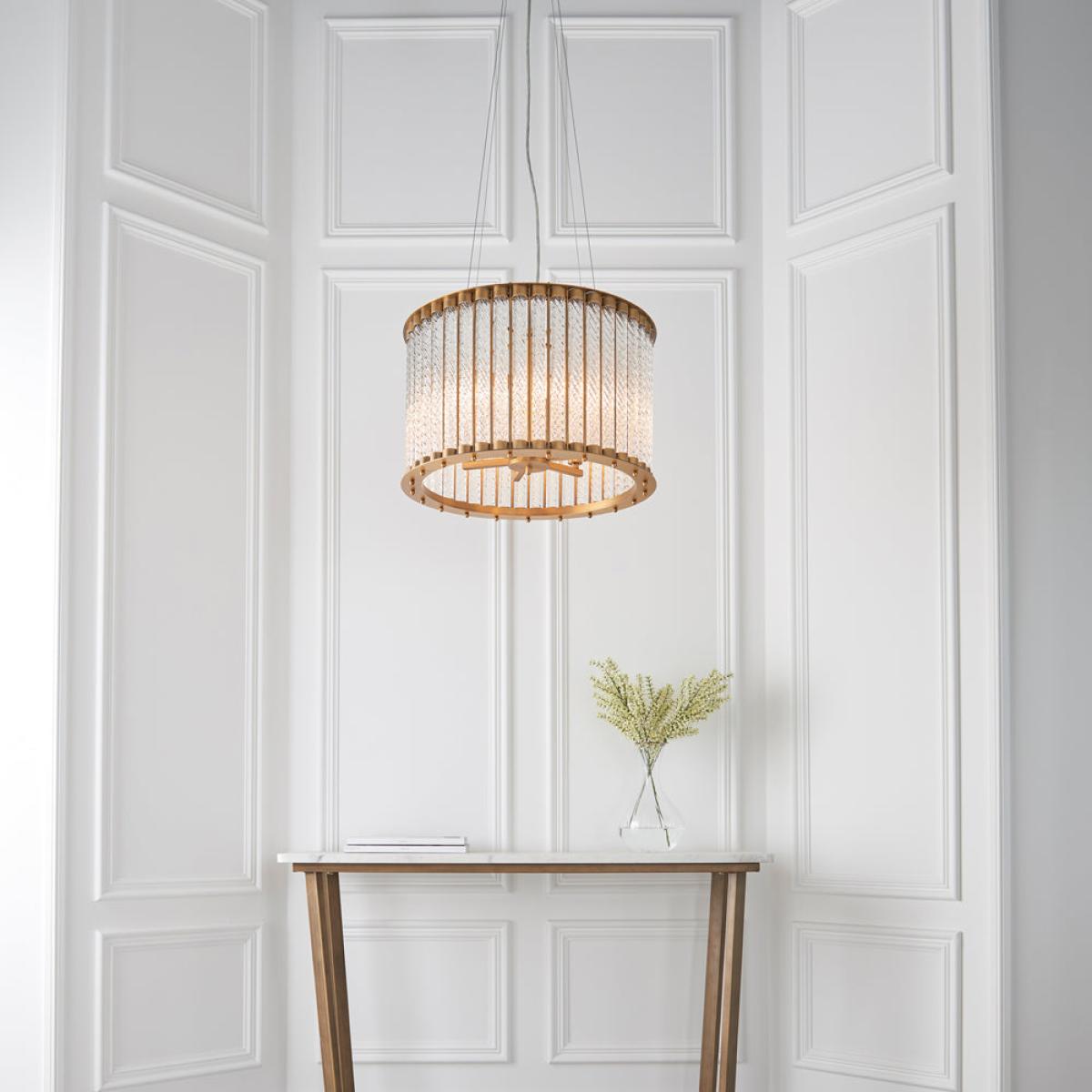 Olivia's Nia Pendant Light in Gold – image 3