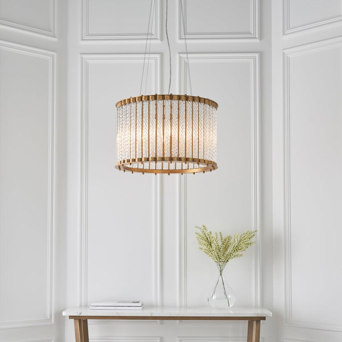 Olivia's Nia Pendant Light in Gold – image 1