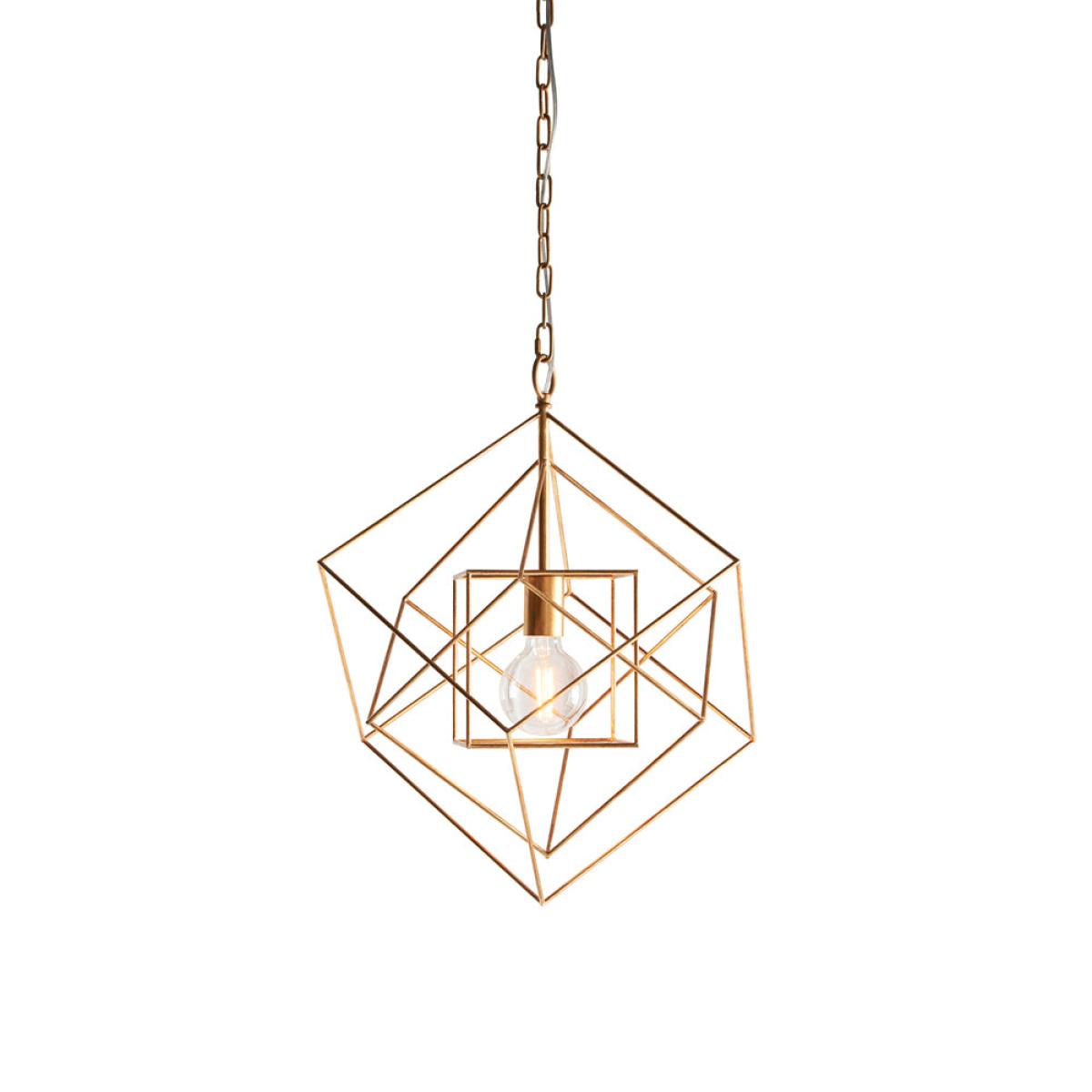 Olivia's Tiffany Small Pendant Light in Gold – image 2