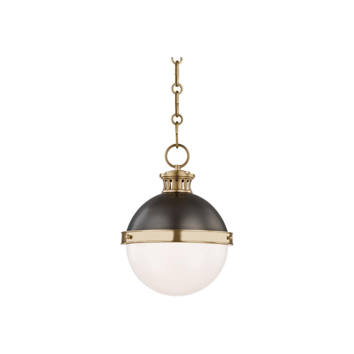 Hudson Valley Lighting Latham Steel 1 Light Small Pendant