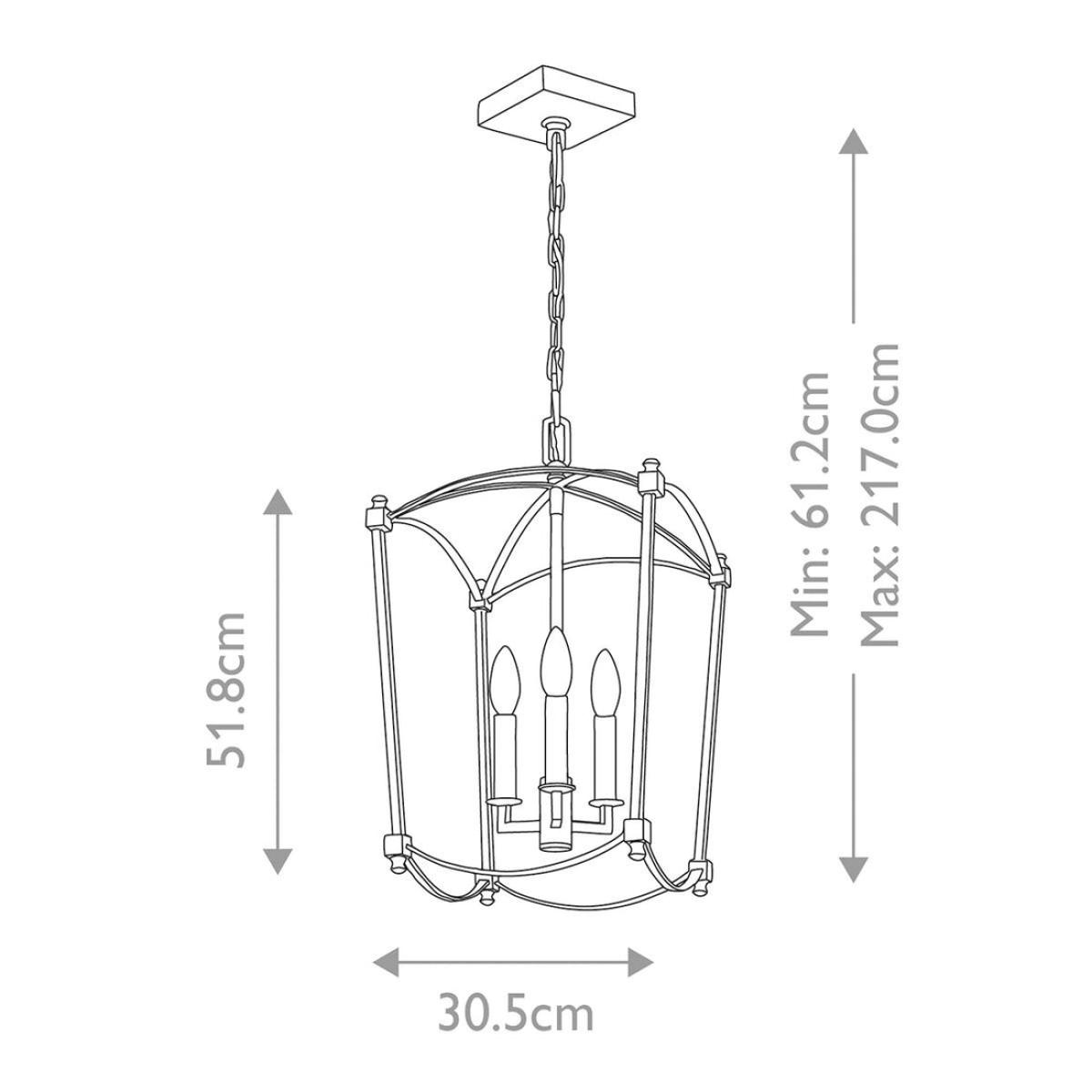 Quintiesse Thayer 3 Light Pendant – image 7
