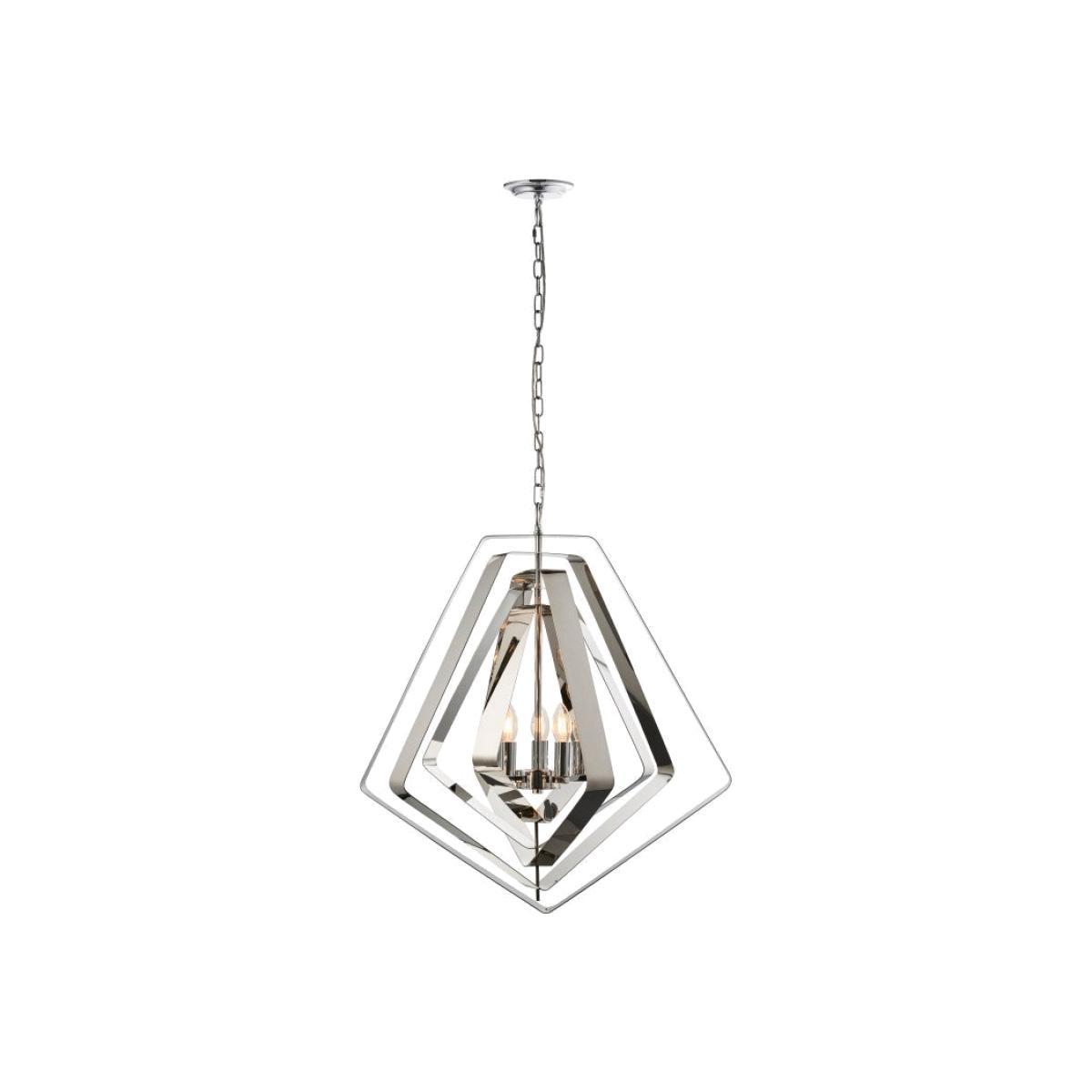 Gallery Direct Riona Pendant Light / Silver / 3 – image 1