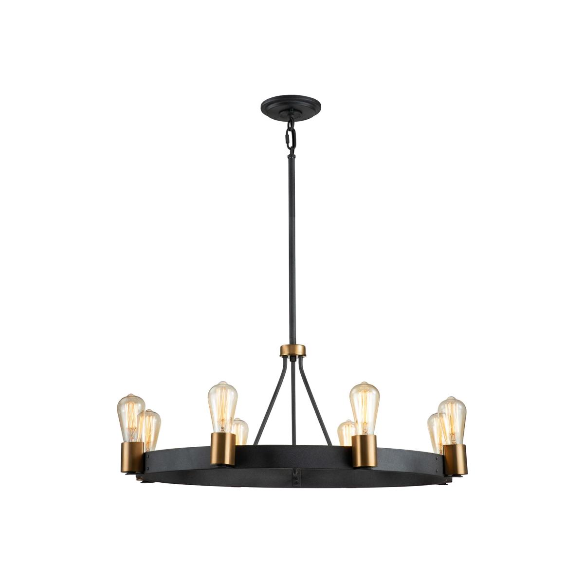 Quintiesse Silas 8 Light Pendant SemiFlush – image 1