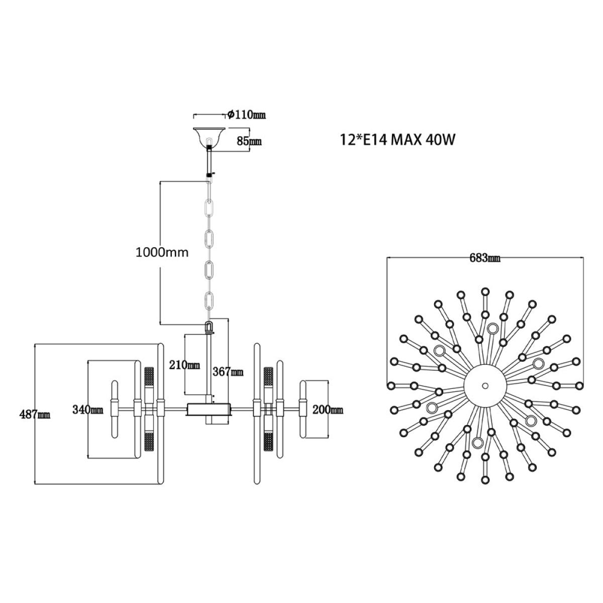 Liang & Eimil Durham Ceiling Lamp Nickel – image 5