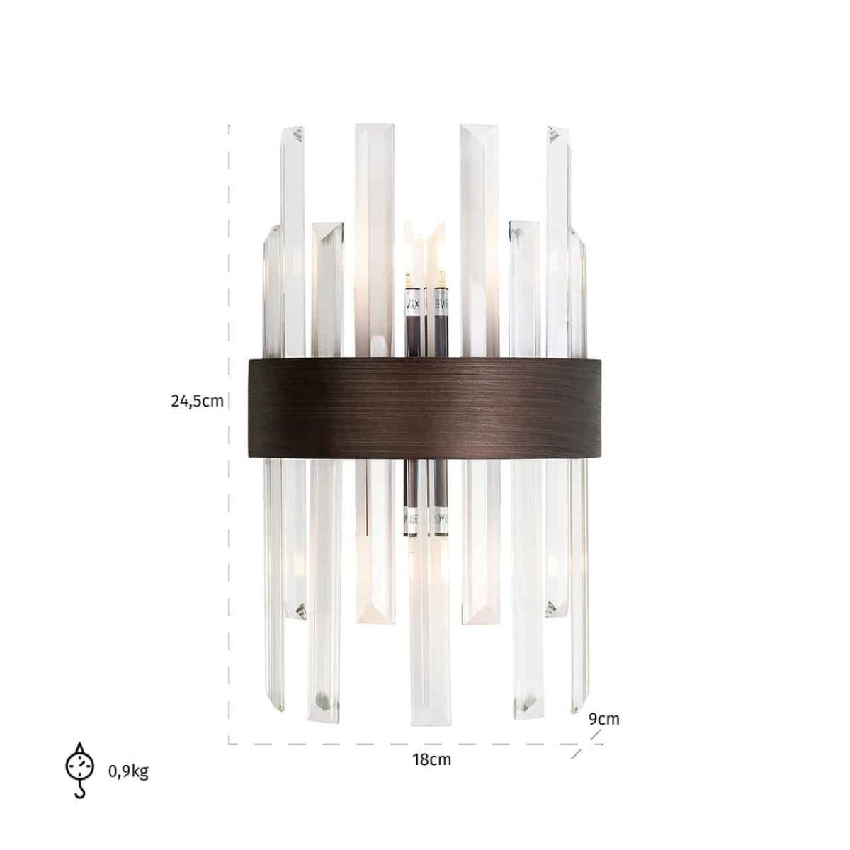 Richmond Interiors Avan Wall Lamp in Bronze – image 3