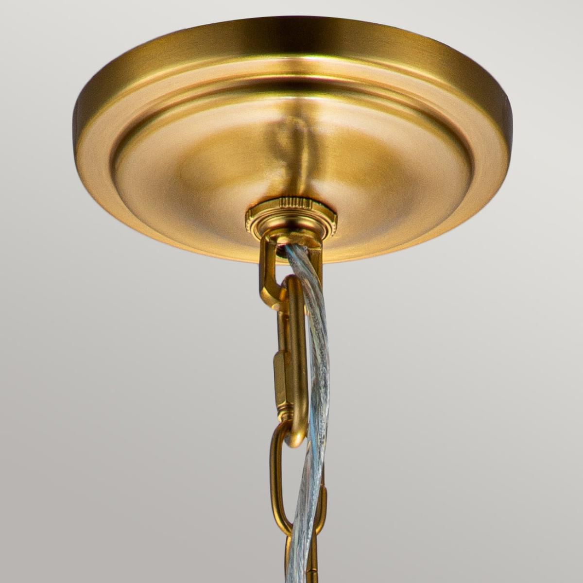 Feiss Hounslow 1 Light Mini Pendant Light in Brass – image 3