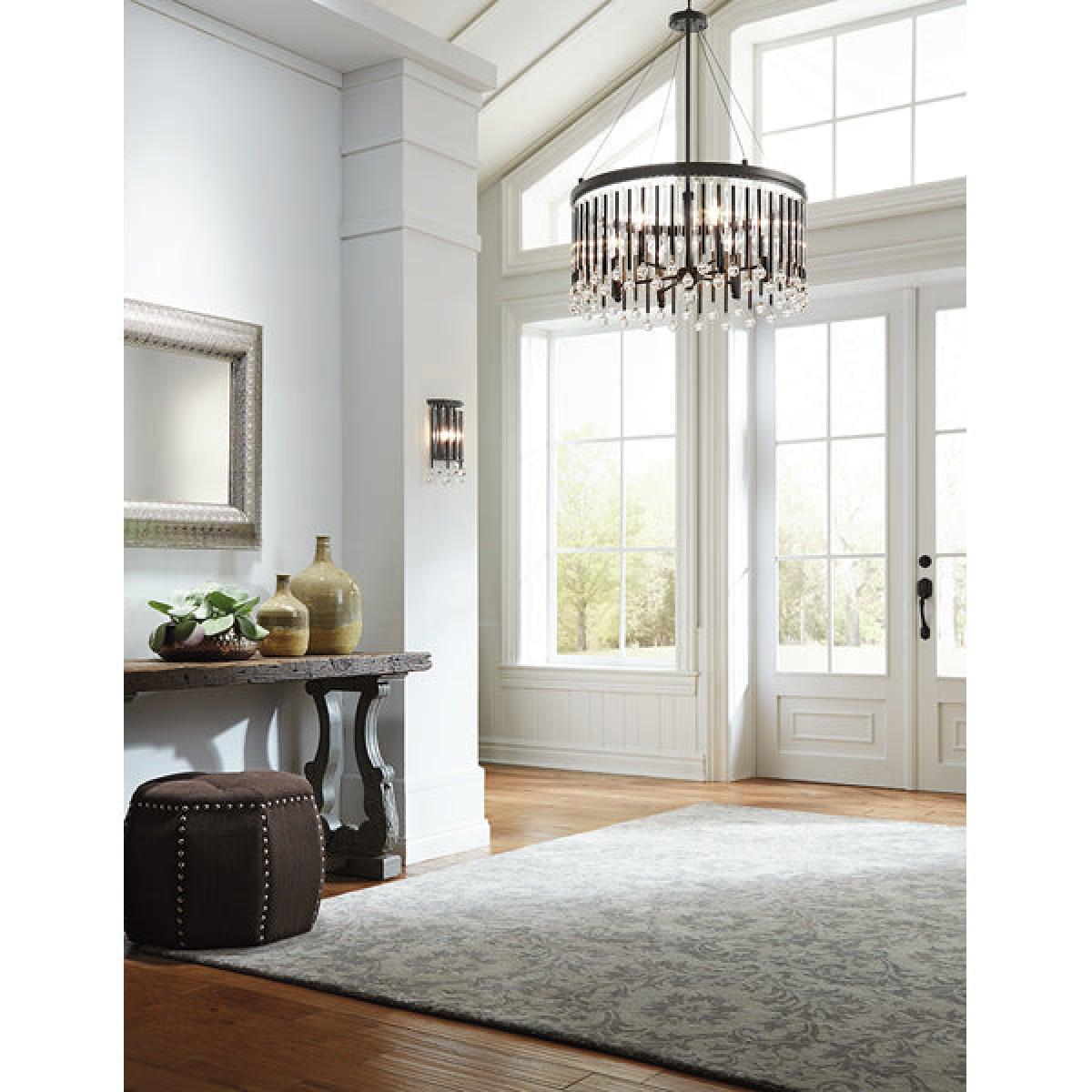 Elstead Piper 6 Pendant Light Espresso – image 2