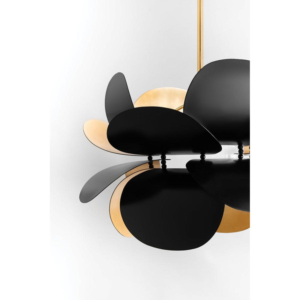 Hudson Valley Lighting Ginger Black Base And Opal White Shade Pendant – image 5